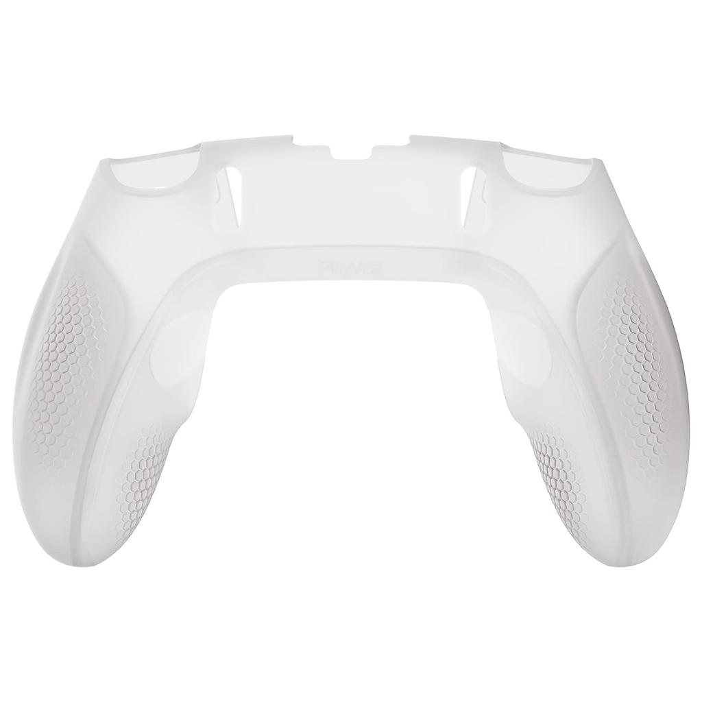 PlayVital Ninja Edition Open Design Silicone Cover Skin for PS5 Edge Ergonomic Protective Soft Rubber Case with Thumb Grip Caps for PS5 Edge Wireless