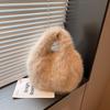 Plush Bag Women's Autumn and Winter Versatile New Casual Fluffy Handbag High-end Dumpling Bag