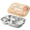 maxcook Stainless Steel Compartmented Lunch Box