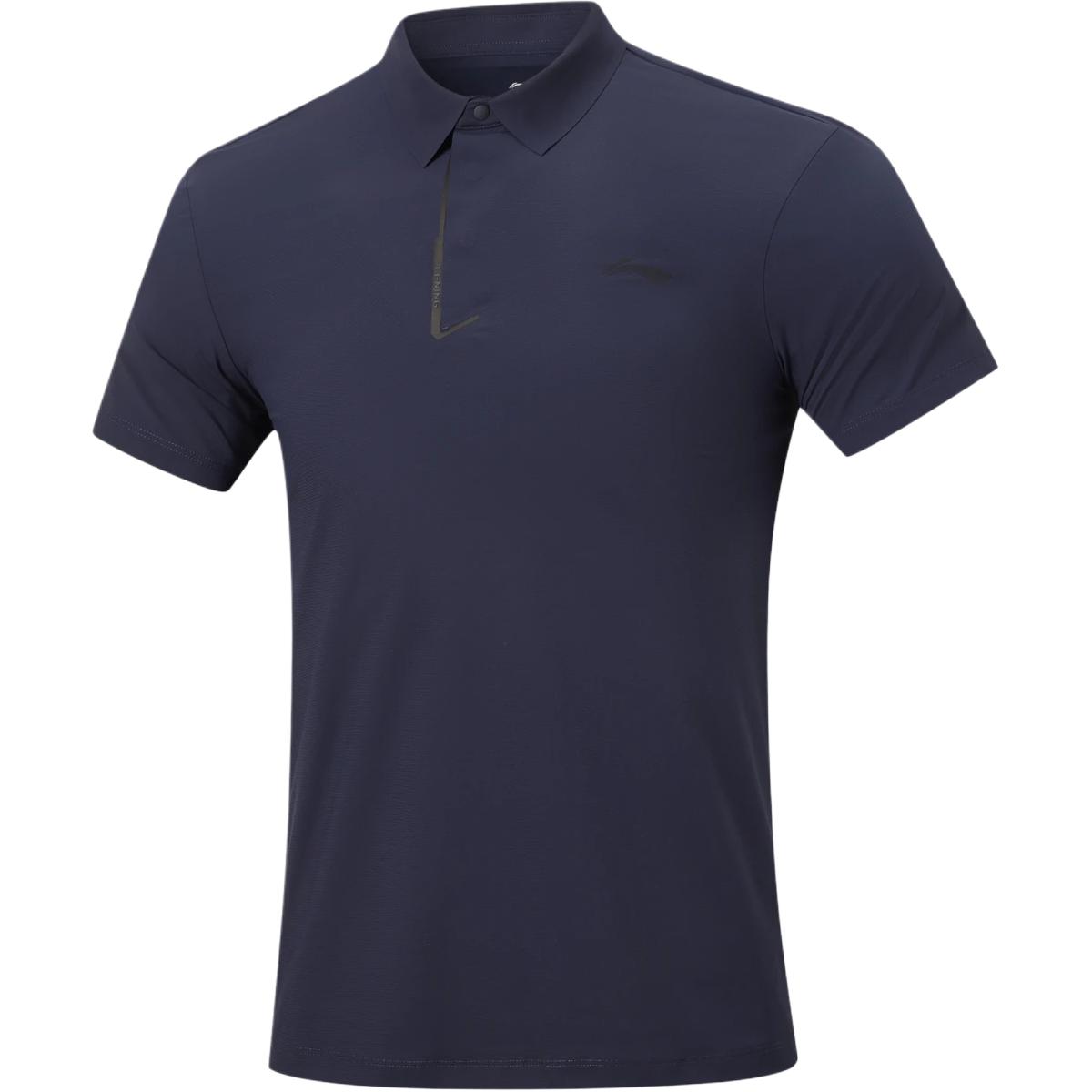 Li-Ning Plain Versatile Casual Simple Short Sleeve Polo Shirt Men tops APLW283-6 S