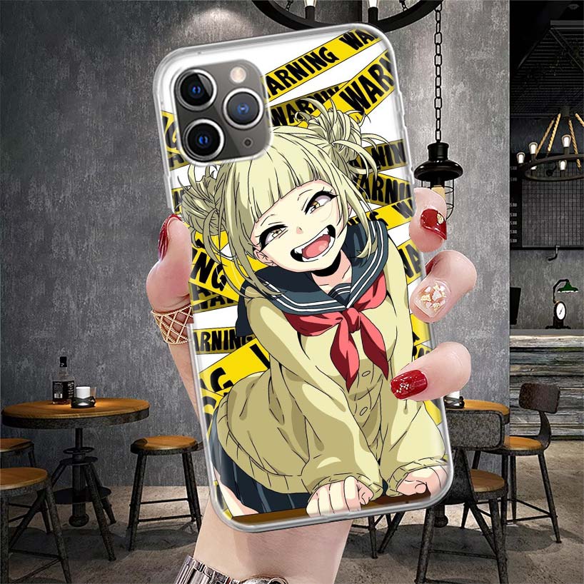 Himiko Toga My Hero Fashion Soft Phone Case For IPhone 11 17 Air 16E 16 Pro Max 15 + 14 Plus 13 Mini 12 Apple 7 SE 8 Fundas Coqu