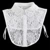 Chiffon Fake Lace Collar Detachable Fake Shirt Collar DIY Clothing Accessories  for Women Girls