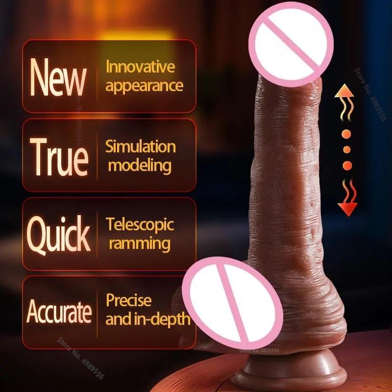 Penis Vibrator Intensely Adult Supplies Masturbator Automatic Thrust Vibration Sexy Toy Dick Masturbation Wank Tools for Women