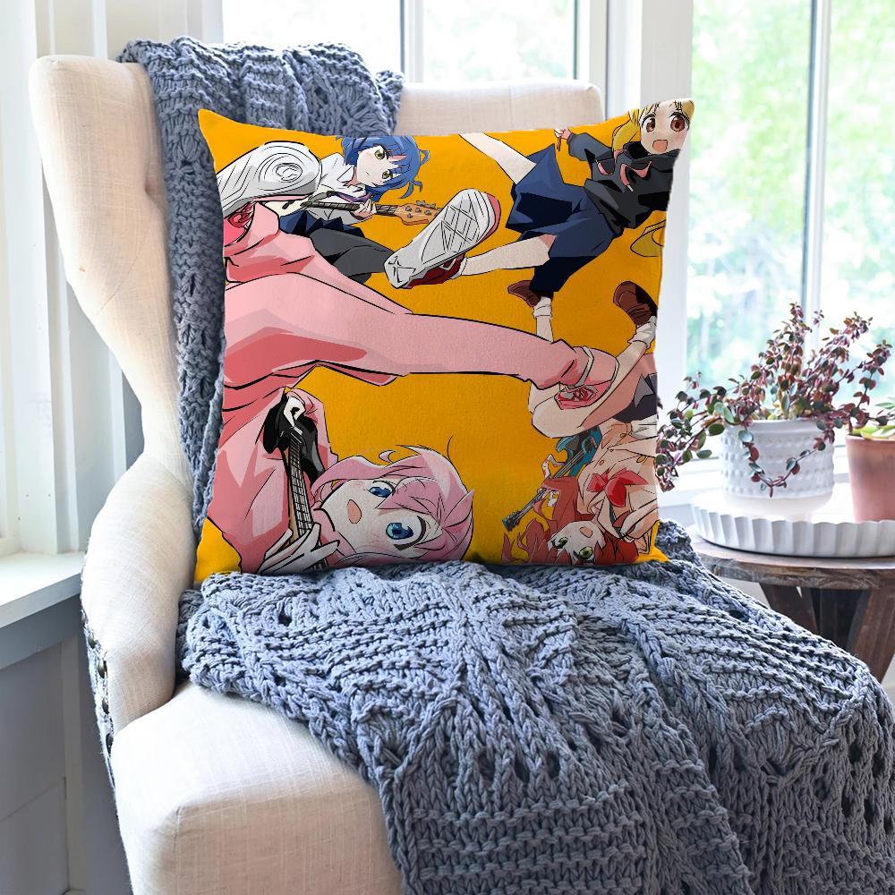 Animation Einsamer R-Rock Kissenbezug Quadratisches Kissen Schlafzimmer Sofa Freizeit Komfort Kissen Auto Wohnzimmer Heimdekoration 40X40