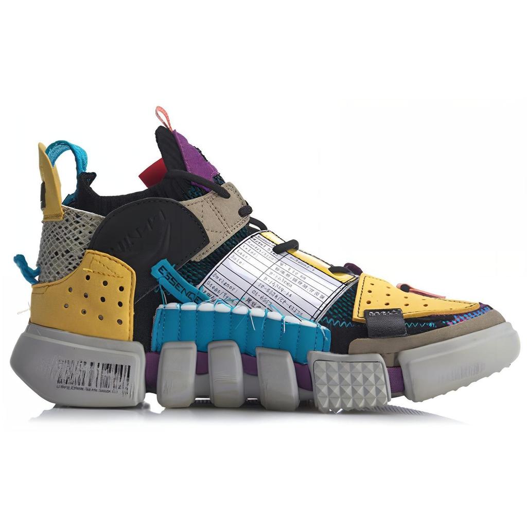 Li Ning Essence 2 Sfs Sample For Sale Cushioning Slip Resistant Abrasion Resistant High Top Vintage Basketball Shoes AGBQ066-1