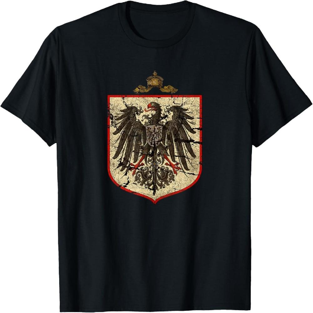 

German Imperial Eagle Distressed Modern Black Short Sleeve T-Shirt Women s Small XXXXXL чорний