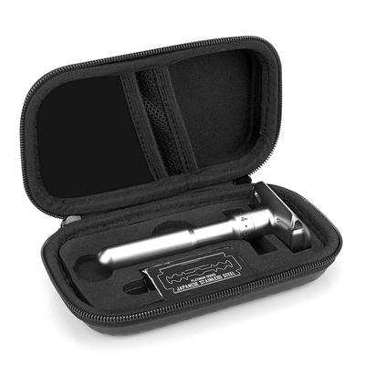 Linkidea Durable Hard Shell Shaving Travel Protective Storage Box for Handle Razor Blades and Fits and Weishi Safety Razors Case, Short/Long