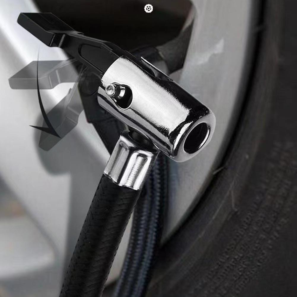 12V 150PSI Portable Air Compressor with Pressure Gauge Electric Tire Inflator Dual Cylinder Car Electric Air Pump with LED Light