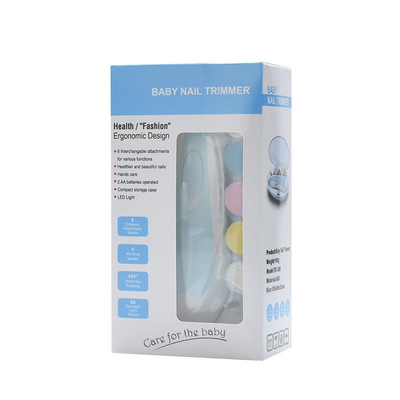 1PC New Luminous Newborn Anti-clip Meat Nail Clippers Cut Children's Electric Nail Clipper Set Baby Nail Grinder