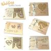 Elegant Wooden Wedding Guest Book & Photo Album - Creative Handcrafted Design