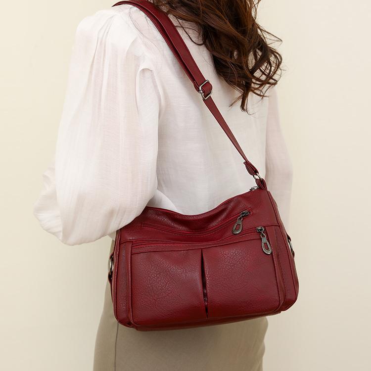 Large Capacity Women's Bag Single Shoulder Bag New Minimalist Multi Compartment Women's Bag Crossbody Bag