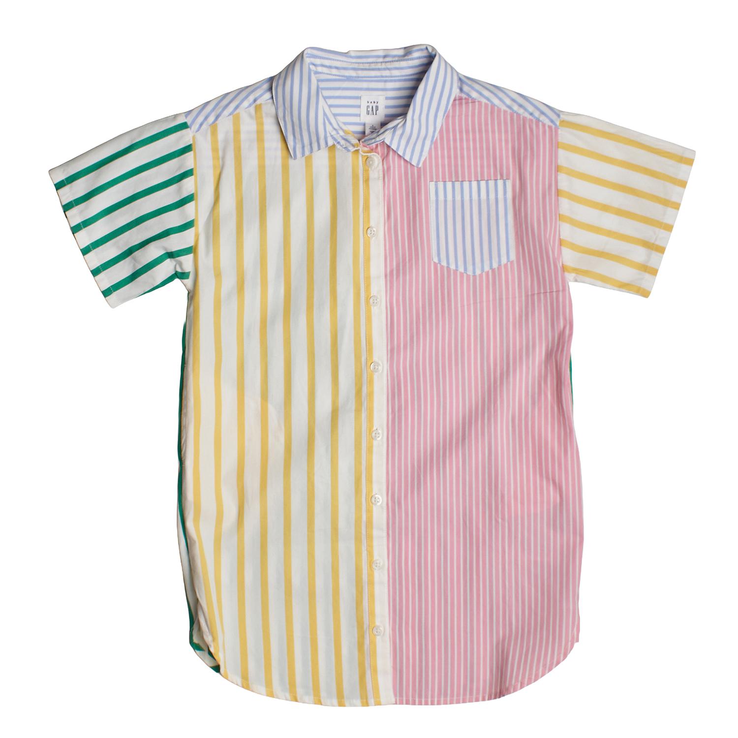 

Платье-рубашка в полоску 830661 для малыша 12/18 MESES разноцветный