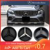 Adesivo per Auto Per Benz Nuovo Emblema Griglia Auto 3D Badge Logo Griglia Anteriore Per Mercedes Benz GLC X253 GLE W166 C292 GLS X166 16-19 Opaco