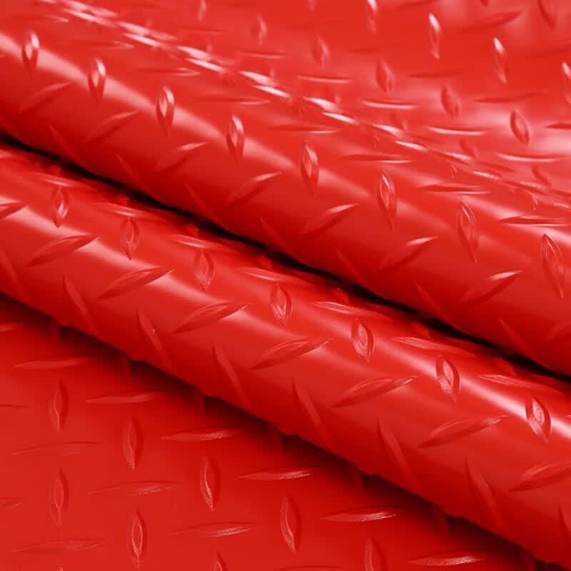 PVC Waterproof Non-Slip Commercial Floor & Stair Mat, Oxford Style