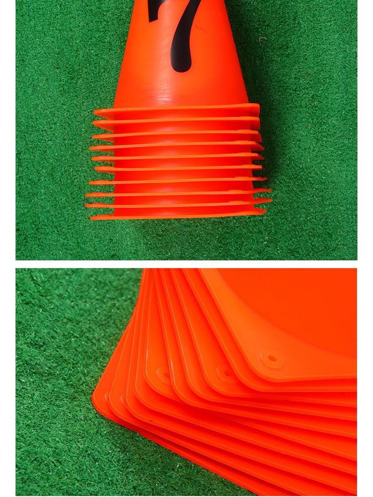 Coni numerati digitali 1-10: Attrezzatura di Allenamento da 23CM per Pallacanestro, Calcio, Atletica Leggera