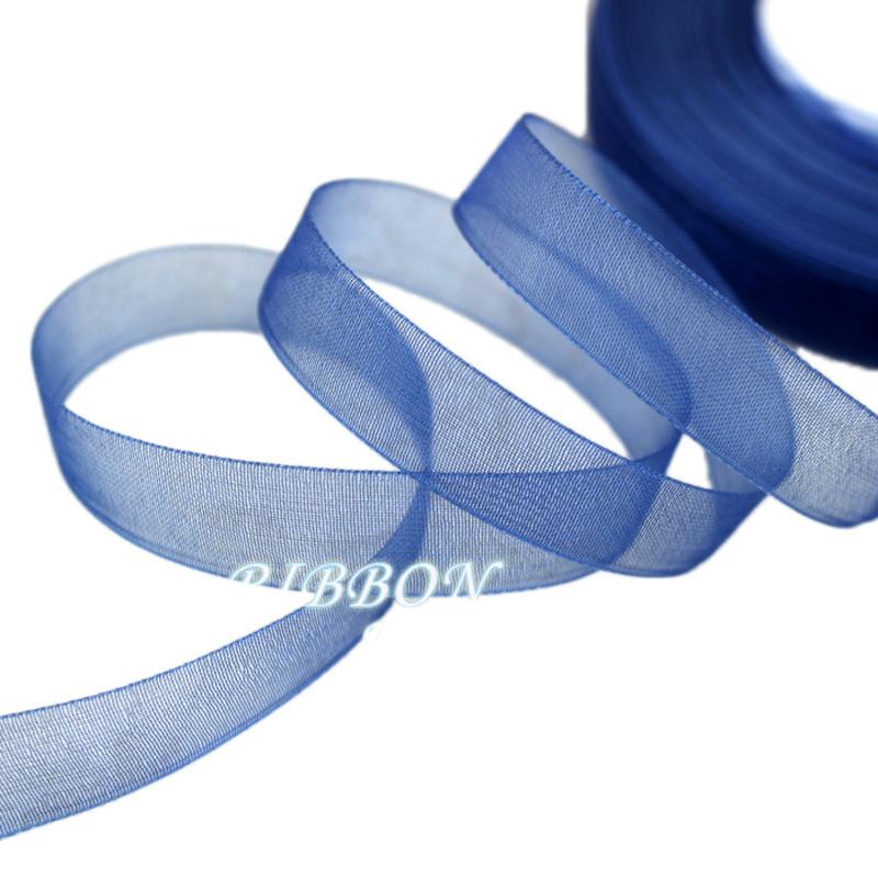 (50 yards/roll) 12mm organza ribbons wholesale gift wrapping decoration Christmas ribbons