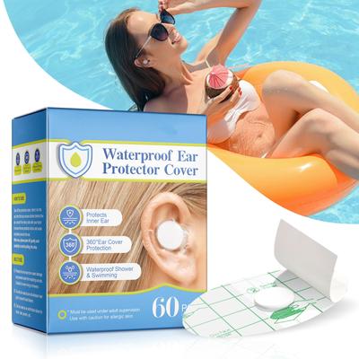 Baby Wasserdichte Ohr Aufkleber 60 stücke Schwimmen Baden Shampoonieren Ohr Schützen-anti-wasser Ohr Aufkleber 60 Aufkleber
