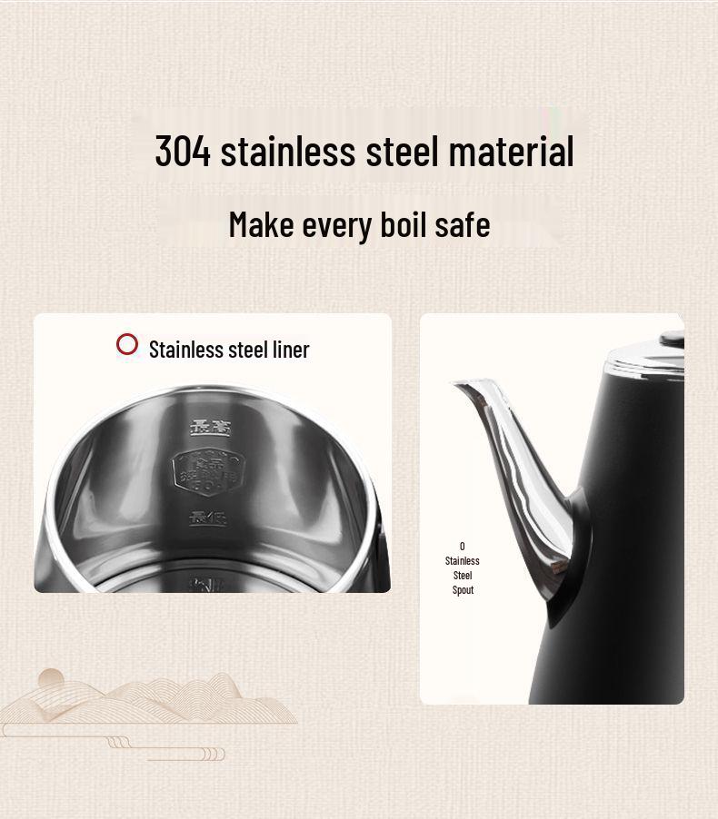 Upper Kettle Electric Tea Brewing Set with Integrated Water Pump