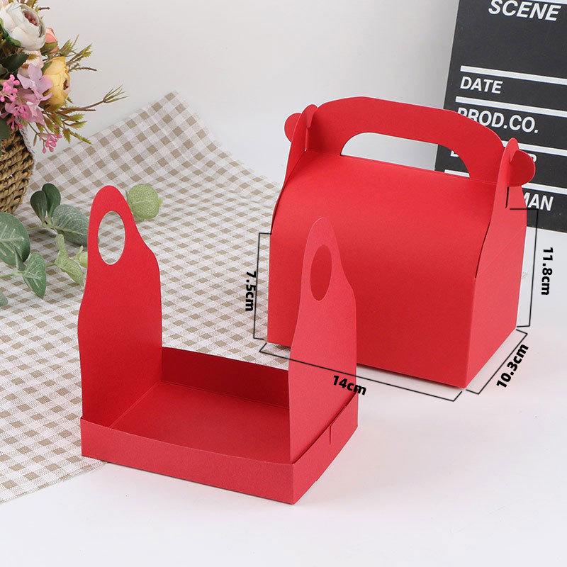 Ruční krabička na švýcarskou roládu a pečivo na dorty, sendviče a sušenky.