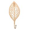 Retro Gold Leaf Shape Hanging Hooks Punch-Free Wall Hanger Hanging Storage Rack Towel Watch Bag Key Self Adhesive Household