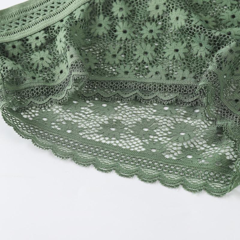 Ladies Underwired Bra Lace Beauty Back Suit Underwear