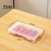 Gefrierschrank-Organizerbox Kühlschrank-Aufbewahrung mit Deckel Lebensmittelecht Transparent Gefrierbehälter für Fleisch Große Kapazität Multifunktional Gemüse Obst