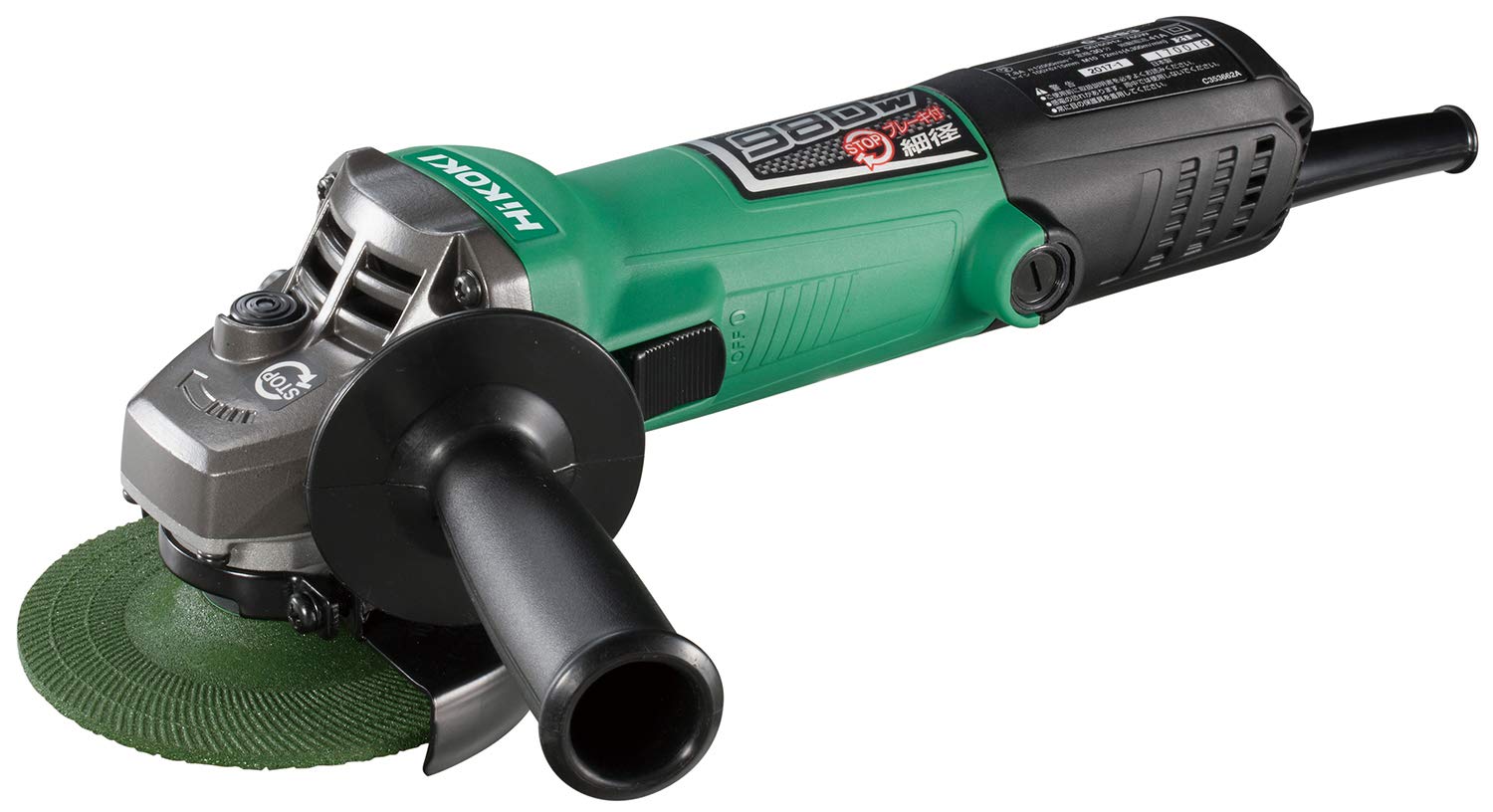 

Электрическая дисковая шлифовальная машина HiKOKI, внешний диаметр шлифовального круга 100 мм x максимальная толщина 6 мм x диаметр отверстия 15 мм AC100V с тормозом G10B3