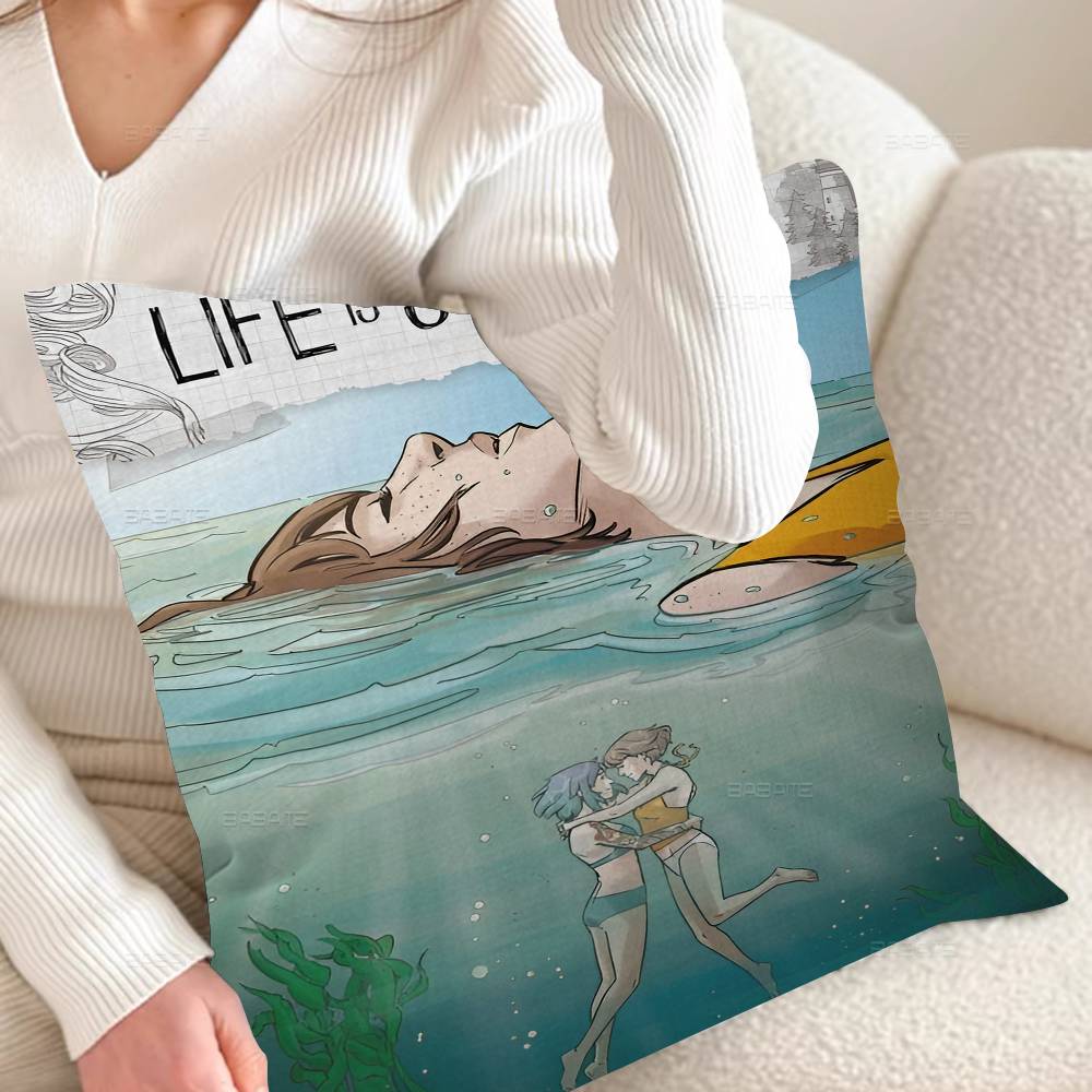 Game L-Life Is S-strange Pillow Gift Home Office Decoration Pillow Bedroom Sofa Car Cushion CoverPillow Case