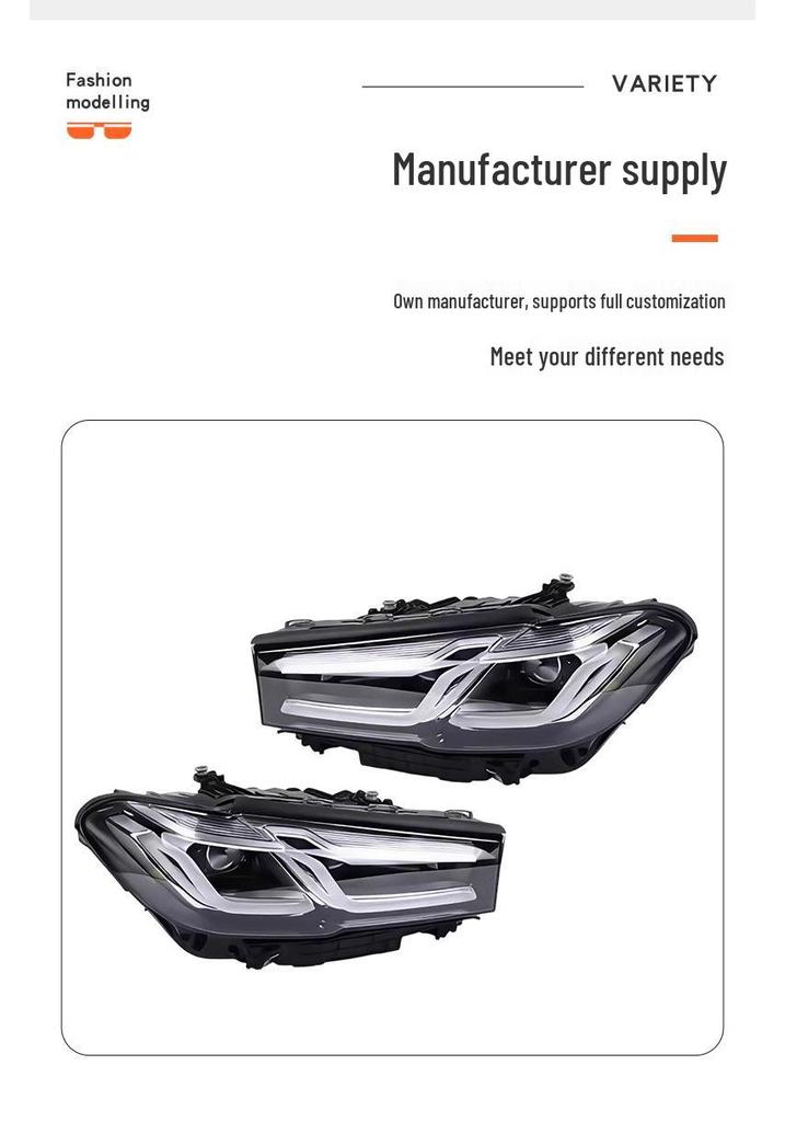 Compatible LED Headlight for 21-23 BMW G30/G38: Part Numbers 63119479273/4
