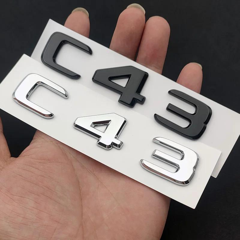 For W203 W204 C-Class C36 C55 C63 C200 C220 C230 C250 C260 C300 C320 C350 C420 C450 C550 Tailgate Emblem Rear Logo Sticker