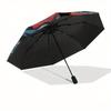 Spider Man, Web Automatic Opening and Closing Umbrella, Compact Travel Umbrella, Lightweight and Portable, Suitable for Beach Commuting Busi