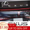 Interior Mouldings 3D ABS Car Letters Rear Trunk Logo Emblem Stickers Badge For Lexus F SPORT GX460 Ct200h IS250 ES 220D I