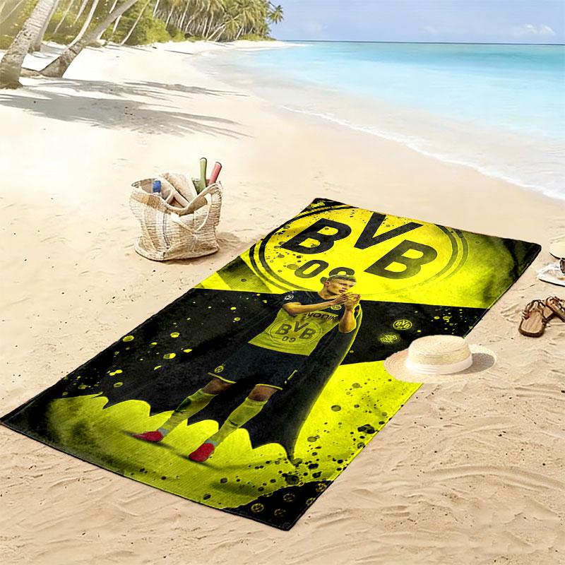 Erling Haaland GOAT Beach Towel, Large Soft Quick Dry Towel for Beach Camping Swimming
