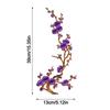 Hot Melt Adhesive Cherry Blossom Iron On Patches DIY Branch Embroidery Applique  Clothing Repair