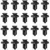 Honda 20Pcs Fender Liner Clips, 10mm Black Nylon Push-Type Retainer Clips for CR-V, Accord, Civic, Acura 91503-SZ3-003