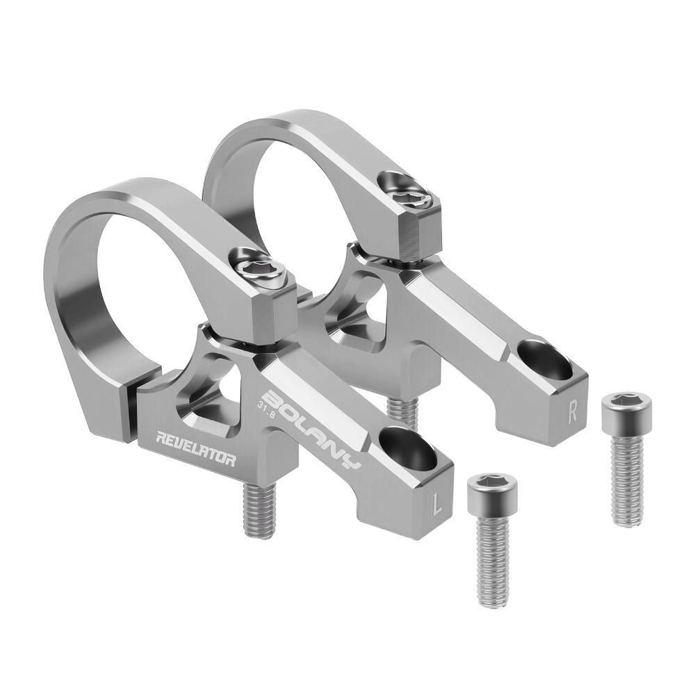 

31.8mm Downhill Fixed Stem Handlebar Clamp Precision Direct Mount Stem Downhill Bikes серебряный