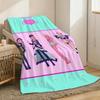 My Dress-Up Darling Throw Lightweight 240g Flannel Blanket Soft Skin-friendly for Summer Cooling