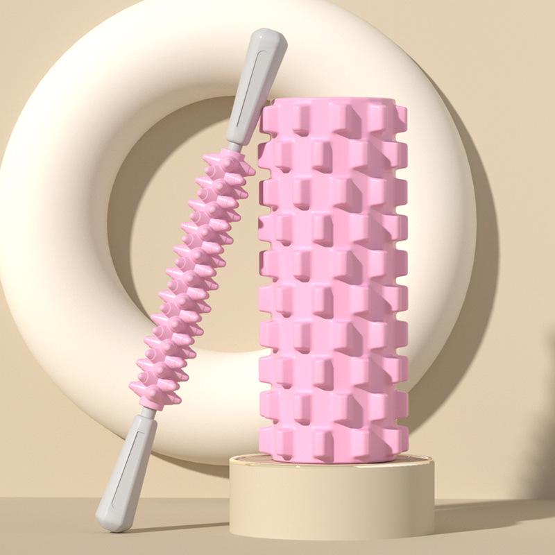 Foam Roller Wolf Tooth Muscle Massage Relaxer - Slimming Yoga Tool for Legs and Back