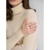 Women's High-Neck Knitted Pullover / Base Layer
