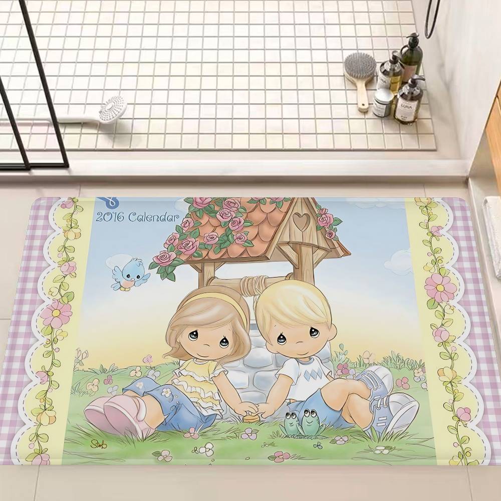 

Collectible Brand P-Precious Moments Entrance Door Mat Nordic Style Home Doormat Bathroom-Toilet Mats Bedroom Hotel Decor Mat 40x60cm