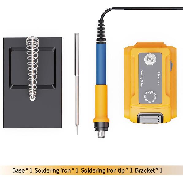 Cordless Soldering Station for Dewalt 20V Max Battery - Electric Digital LCD Display Soldering Iron Station Fast Heating Up Soldering Station for