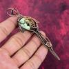 Australian Chrome Chalcedony Pendant Copper Wire Wrapped Jewelry Gemstone Pendant