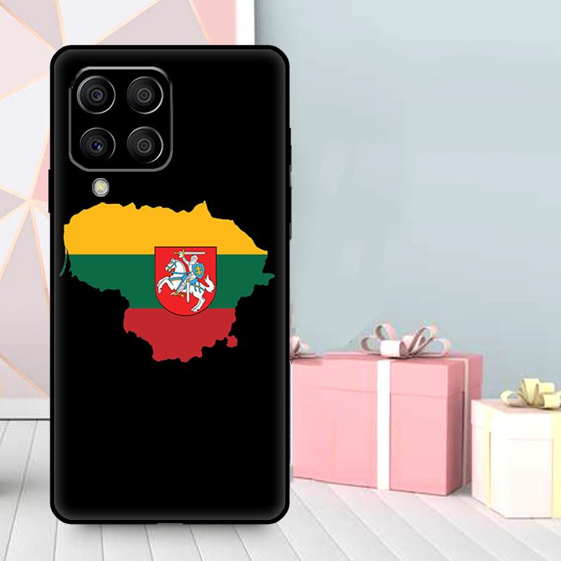 Fashion Lithuania Flag Case For Samsung Galaxy M16 M31 M21 M13 M33 M53 M15 M35 M55 M36 M56 M12 M32 M52 M14 M34 M54