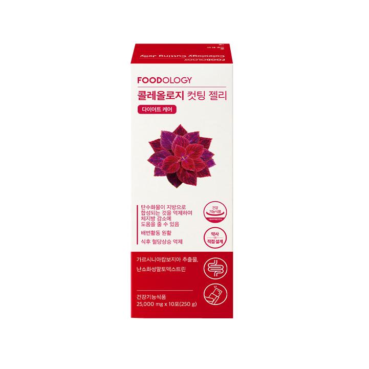 FOODOLOGY Galaretka do cięcia Coleology (25 g × 10 saszetek) (3 opcje)