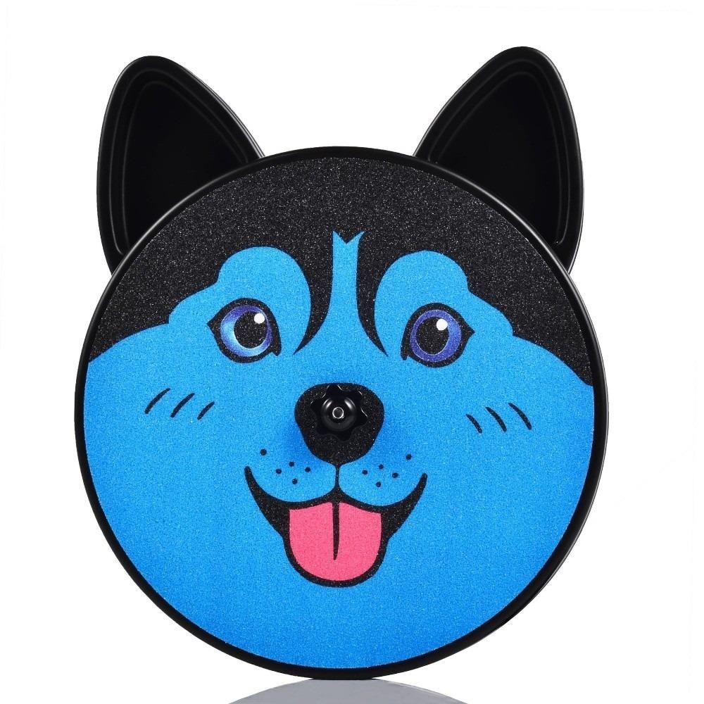 

Non-Slip Pet Nail Scratch Board Treats Compartment Pet Snack Dispenser For Dogs and Cats синій