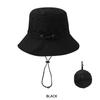New Quick-dry Foldable Drawstring Waterproof Women Bucket Hats Men Cap Sunscreen Panama Sunhat Hiking Fishing Hat Fisherman Caps