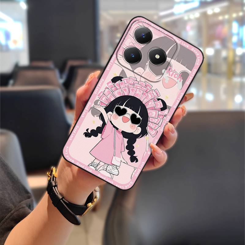 Full wrap Fashion Design Phone Case For Realme C63 4G/C61 4G Protective Cartoon Phone Pouch Anti-knock Anti-dust TPU