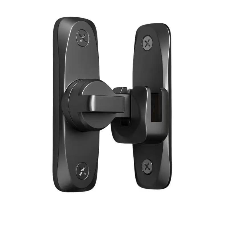 90 180 Degree Flip Door Lock Home Security Sliding Door Latch Aluminum Alloy Anti Theft Small Gate Latches Household Hardware