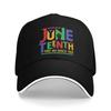 Juneteenth Day  June Th African American Pride Accessories Unisex Women Baseball Cap  Dad Hat Classic Daily Headwear Sun Cap