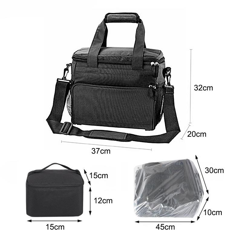 Dog Bag Pet Outing Box Travel Portable Food Storage Bucke, Outdoor Cat and Dog Supplies Storage Bag Snack Bag